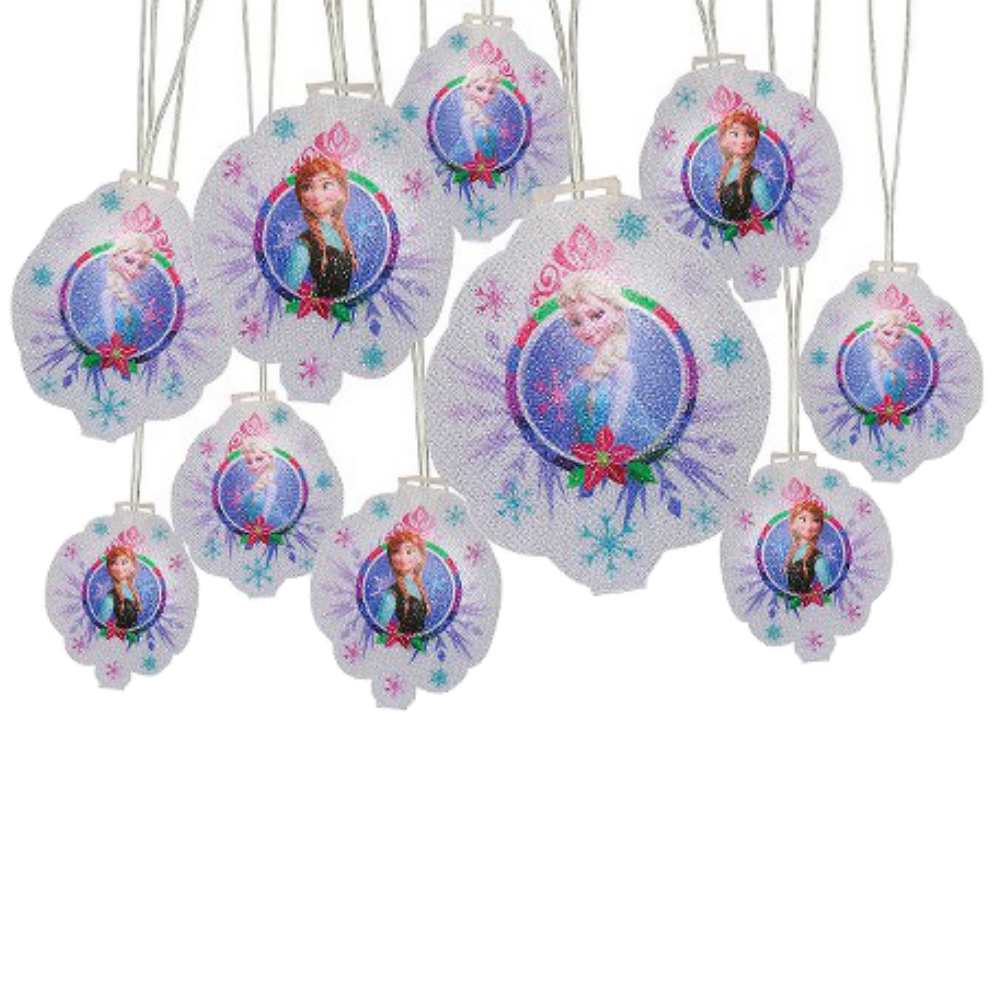 Disney Disney Frozen Holiday String Lights Set of 10 Elsa & Anna Christmas Lights - Seasonal ...