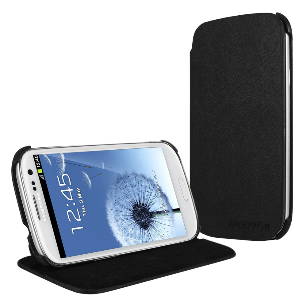 Minisuit Black 360 Rotating Leather Case, Cover, Stand for Samsung Galaxy S3 III i9300 at Sears.com