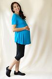 Ashley Nicole Maternity Small Ashley Nicole Maternity Scoop Neck Top in Purple at Sears.com