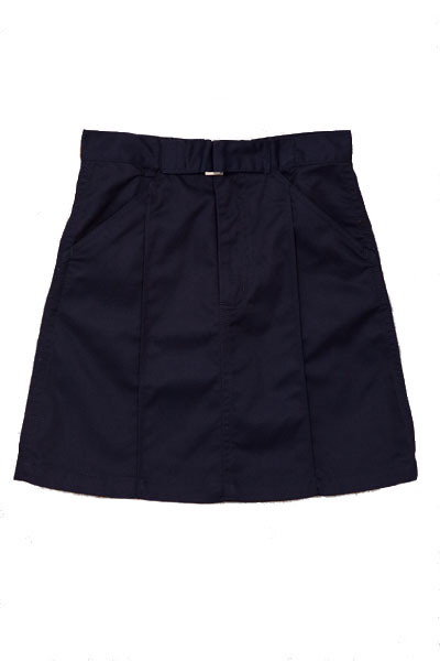 Genuine School Uniforms Girls (4-16) Uniform Skirt with Buckle - Navy at Sears.com