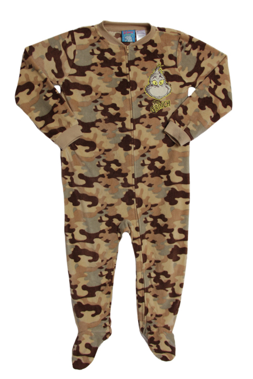 Dr. Seuss Sleepwear Toddler Boys (2t-4t) 1 pc polar fleece "Grinch" sleeper at Sears.com