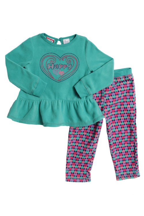 Baby Togs Infant Girls (12-24 months) 2 pc blue & purple polar fleece pants set at Sears.com