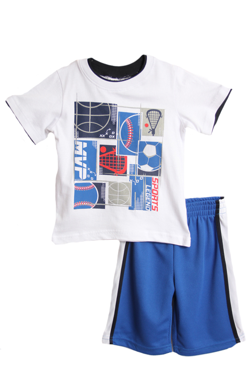 Kids Zone Kid Zone Toddler Boys (2t-4t) 2 pc MVP Sports T-shirt & shorts set at Sears.com