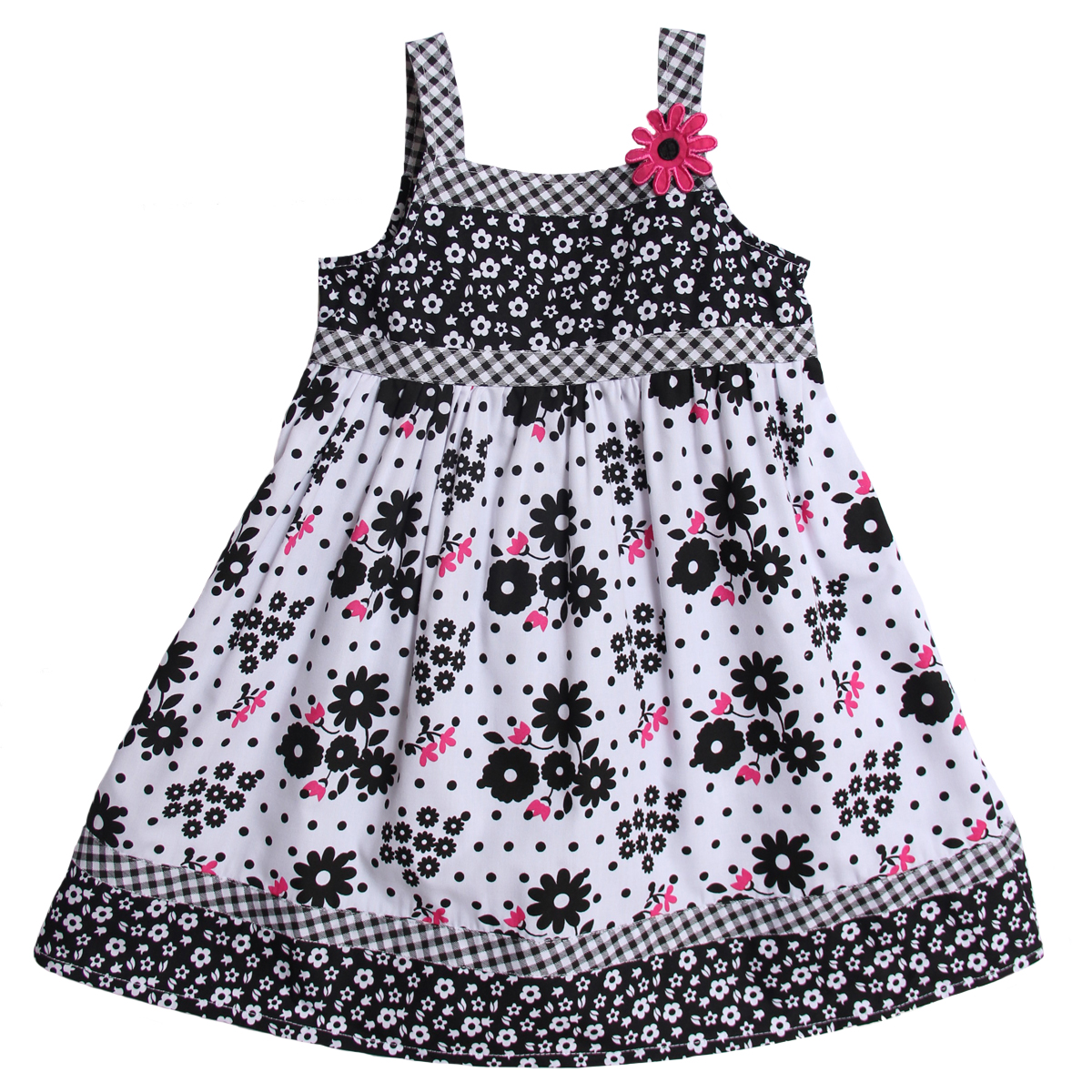Sugah and Honey Toddler Girls (2t-4t) black and pink floral print sundress at Sears.com