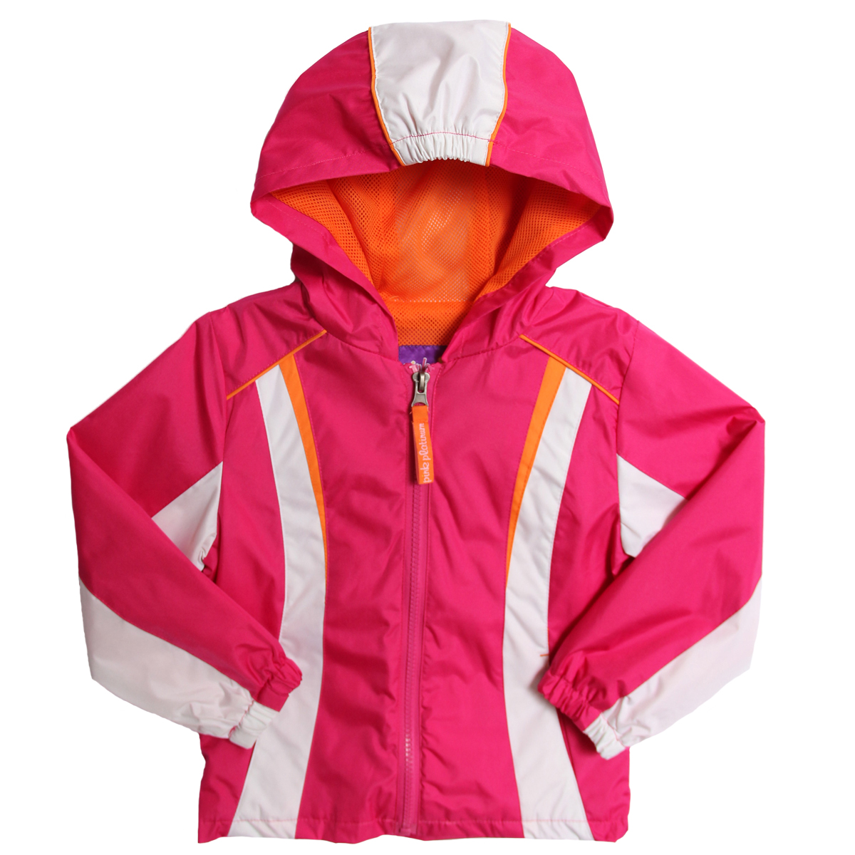 Pink Platinum Girls (4-6x) hooded all weather mesh lined jacket - fuchsia at Sears.com
