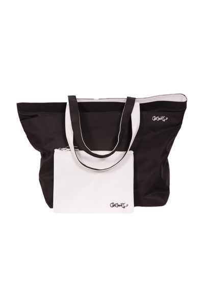 East Coast Co. Beach Tote Bag with small zipper pouch - White at Sears.com