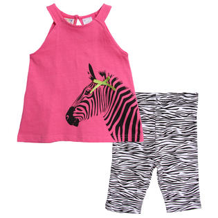 Baby Togs Infant Baby Girls 2 Piece Pink Zebra Tank Top Zebra Print Leggings Set Baby Togs Infant Baby Girls 2 Piece Pink Zebra Tank Top Zebra Print Leggings Set