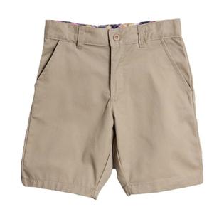 Genuine School Uniform Girls Khaki Flat Front Bermuda Shorts Genuine School Uniform Girls Khaki Flat Front Bermuda Shorts