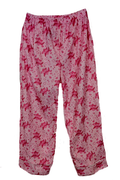 Angel Face Kid Girls Pink Heart Flannel Winter Pajama Pants Angel Face Kid Girls Pink Heart Flannel Winter Pajama Pants