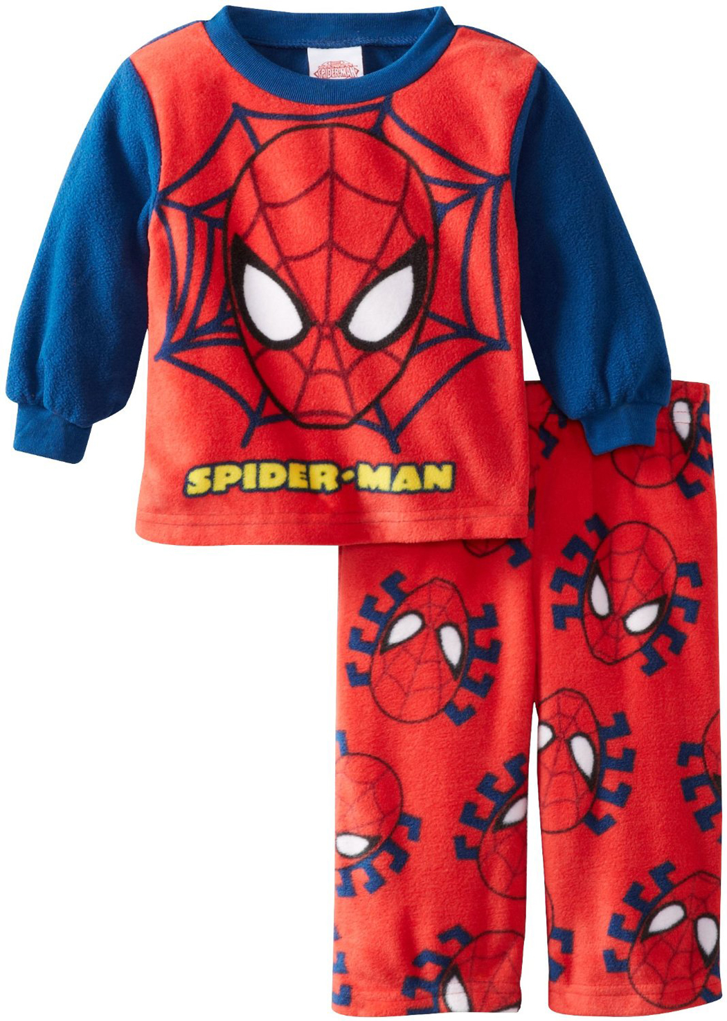 Marvel Marvel Ultimate Spiderman Toddler Boys 2 Piece Red Polar Fleece Pajama Set Marvel Marvel Ultimate Spiderman Toddler Boys 2 Piece Red Polar Fleece Pajama Set