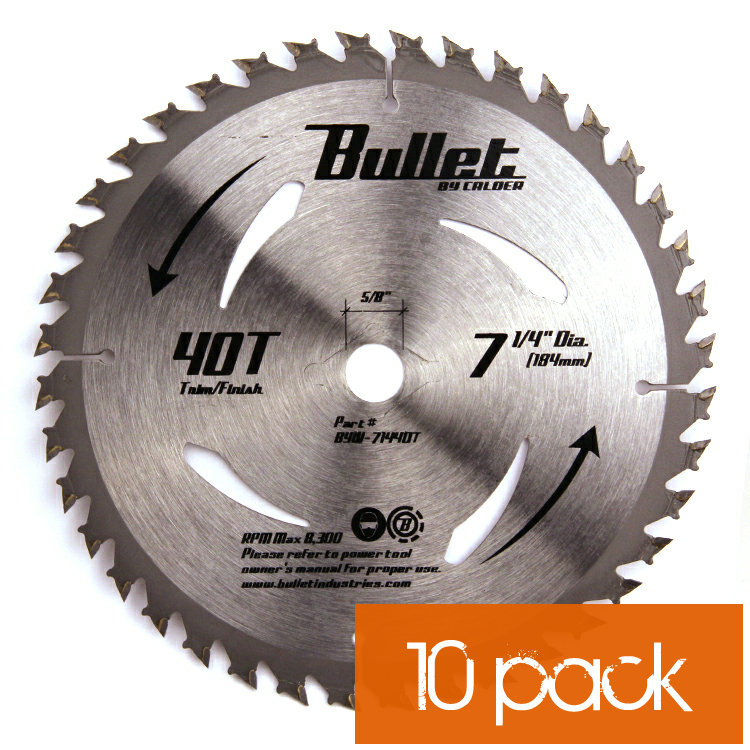Heleta 10pk Thin Kerf Carbide Tooth Wood Blade 7.2"5 40T at Sears.com