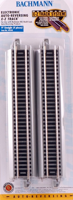 Bachmann HO Scale Train E-Z Track System Auto Reversing 9" Straight Track 44548 at Sears.com