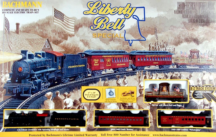 Bachmann HO Scale Train Set Analog Liberty Bell Special Passenger 00711 at Sears.com