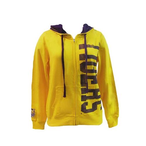 E5 LSU Tigers Louisiana State Women's Lightweight Hoodie Full Zip Jacket E5 LSU Tigers Louisiana State Women's Lightweight Hoodie Full Zip Jacket