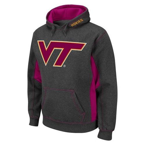 Colosseum Virginia Tech VT Hokies Men's Charcoal Mascot Hoodie Colosseum Virginia Tech VT Hokies Men's Charcoal Mascot Hoodie