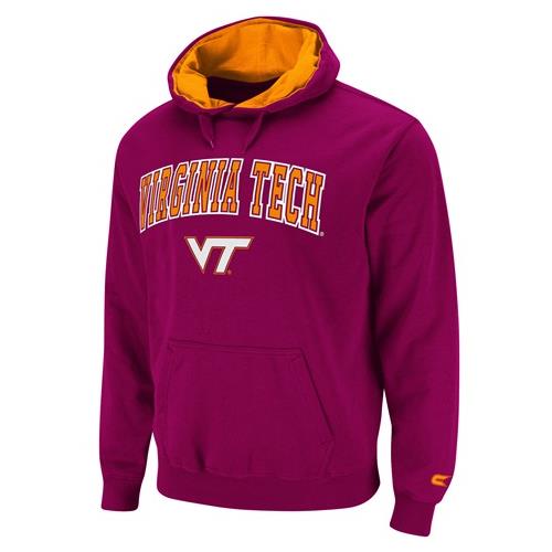 Colosseum Virginia Tech VT Hokies Men's Automatic Pullover Hoodie Colosseum Virginia Tech VT Hokies Men's Automatic Pullover Hoodie