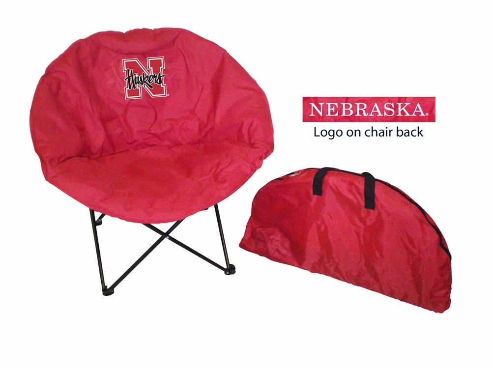 Rivalry Distributing Nebraska Cornhuskers Round Folding Chair Rivalry Distributing Nebraska Cornhuskers Round Folding Chair