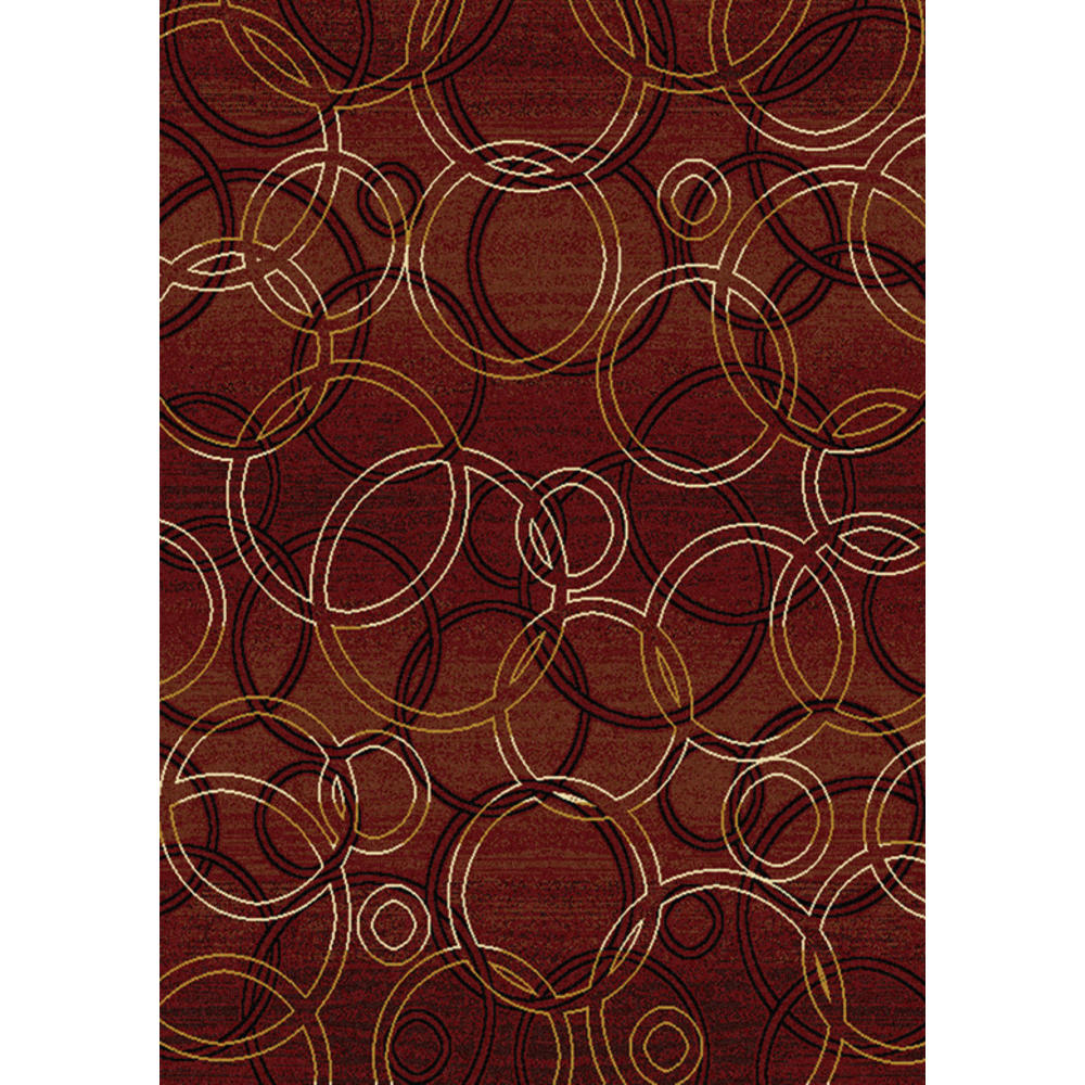 Home Dynamix Area Rugs: Royalty Rug: 608E-524 Brown Beige 7'8"x10'4