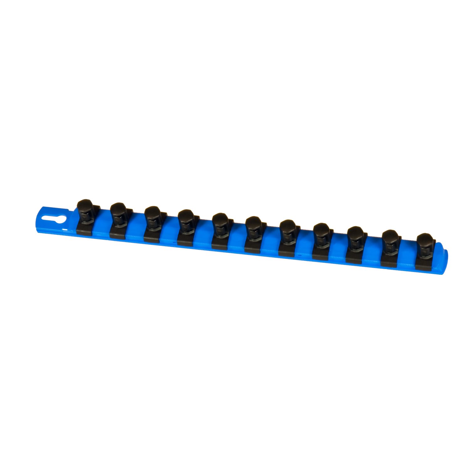ERNST MANUFACTURING 8419 Blue Twist Lock 1/2 Socket Rail Organizer 13