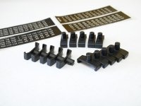 ERNST MANUFACTURING 8440 Dura Pro Twist Lock 1/4 Rail Socket Clips