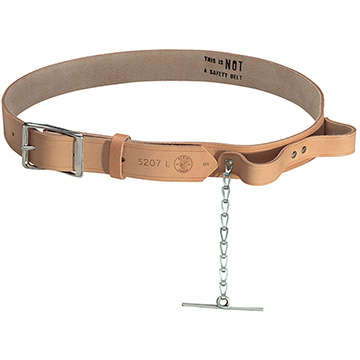 Klein Tools KLEIN 5207L Electrician's Leather Tool Belt Large