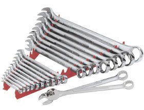 ERNST MANUFACTURING 6012M Red 20 Tool Magnetic Wrench Rail Organizer