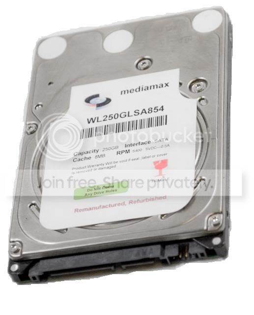 MediaMax 250GB 8MB 5400RPM 2.5" SATA Hard Drive at Sears.com