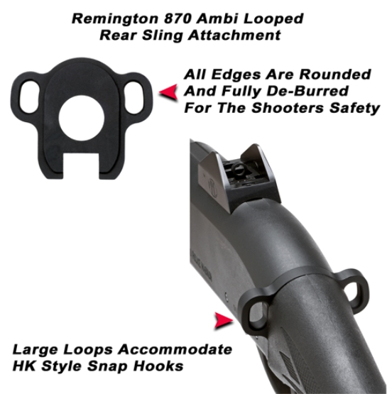GG&G Remington 870, 1100, 1187 Single Point Ambidextrious Sling Attachment, by GG&G at Sears.com