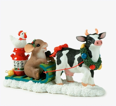 Fitz & Floyd Charming Tails Moo-ey Christmas Retired at Sears.com