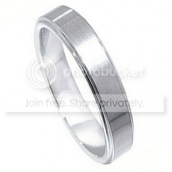 Forever Flawless 5mm Polished and Brushed Step Edge Cobalt Wedding Band Ring at Sears.com
