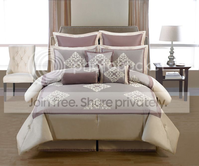 A pea in a pod Medallion Crochet Applique 9pc Comforter Set at Sears.com