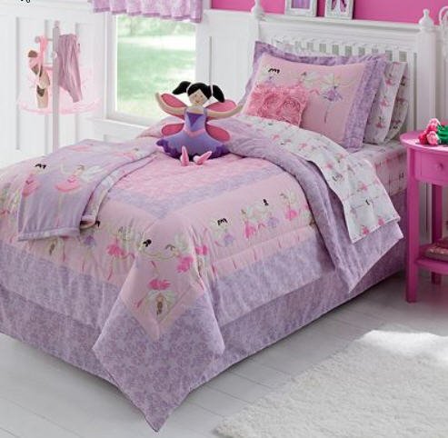 Kids Bedding Ballerina, Ballet, Girls Full Comforter Set (8 Piece Bed In A Bag) at Sears.com