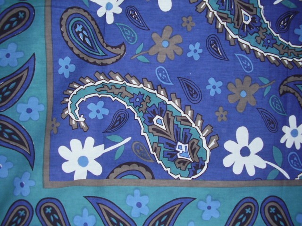 Textiles of India SALE-Bandana Paisley Tapestry-Bedspread-Many Uses-Blue at Sears.com
