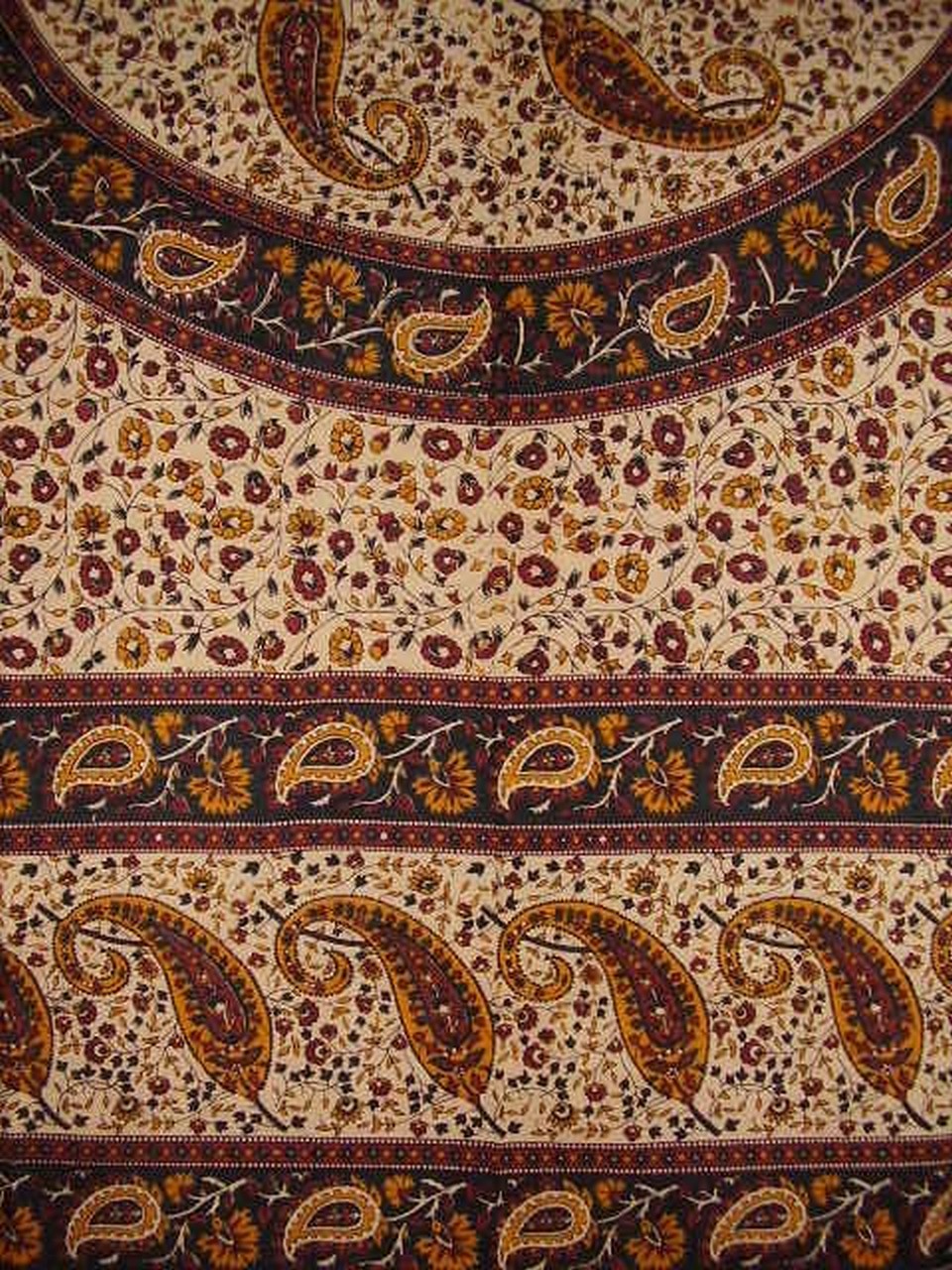 Textiles of India Jaipur Tapestry-Petals & Paisley-Coverlet-Spread-90 x 87 at Sears.com