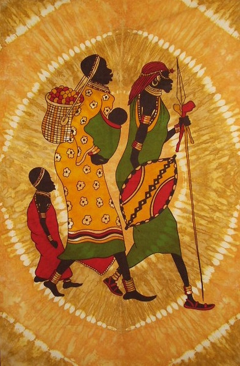 Textiles of India Tribal Family Tapestry-Unique Home Decor-Wall Hanging at Sears.com