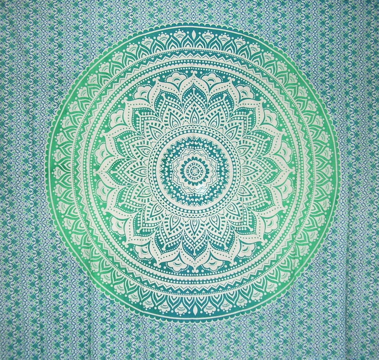 Green Chenille Bedspread King