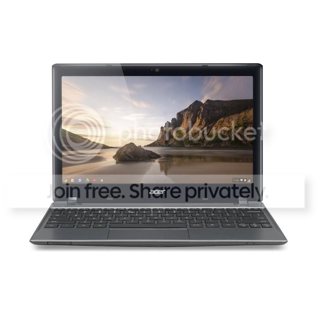 Acer C710-2487, Intel Celeron 847 Processor - 1.1 GHz, 4GB, 320GB, 11.6-Inch Chromebook (Iron Gray) at Sears.com