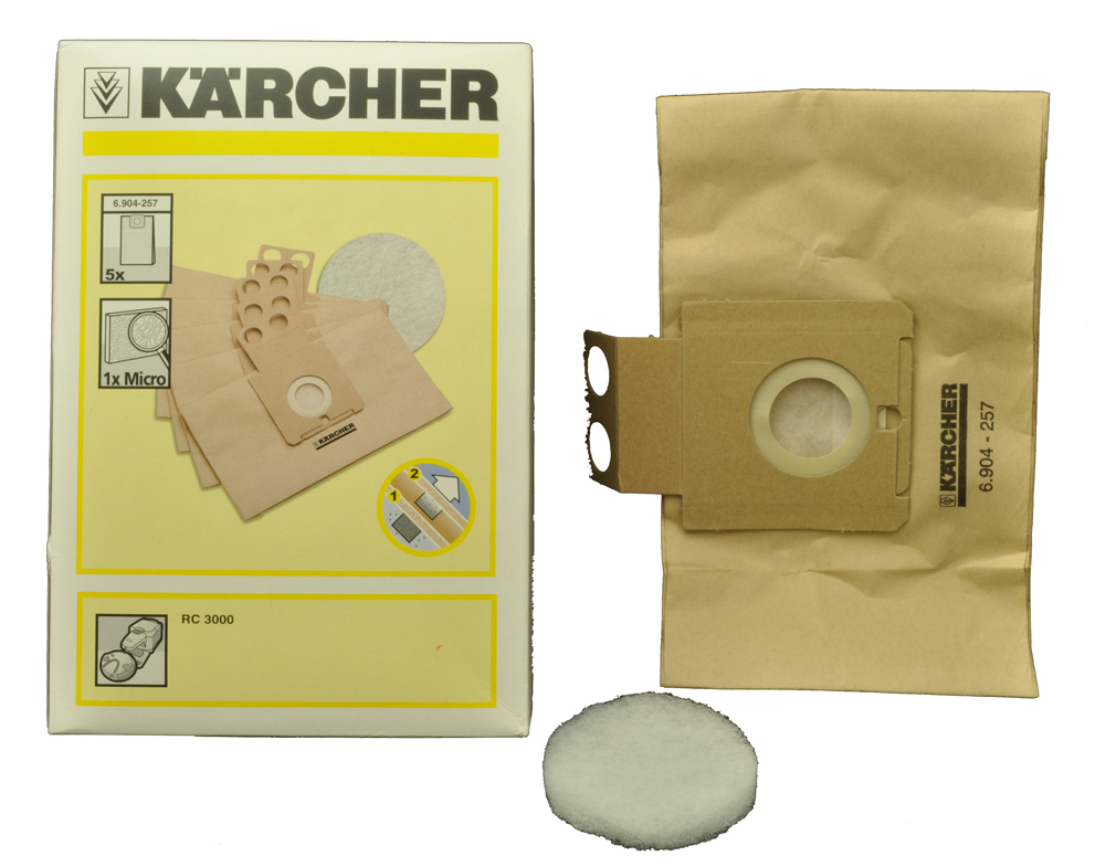 Karcher Model RC3000 Vacuum Cleaner Bags RC3000 Vacuum Cleaner Bags, 5 / Pack
