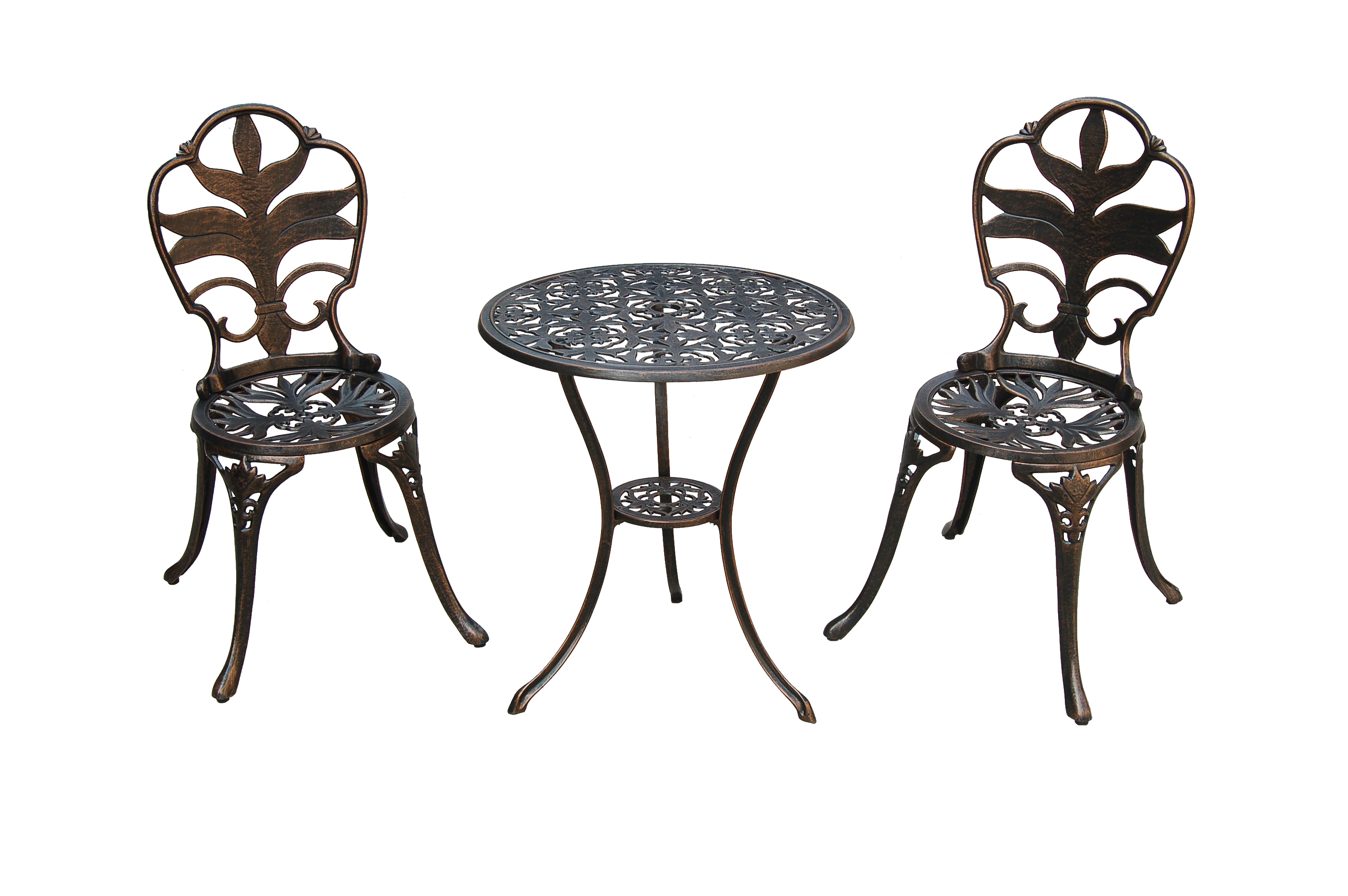 Pier Surplus Antiqued Bronze Bistro Set - Table and Two Chairs for Yard, 3 Pieces at Sears.com