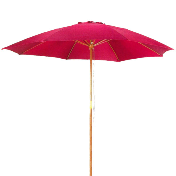 PSW Market Umbrella 9' Bright Red Patio Umbrella - Outdoor Wooden Market Umbrella at Sears.com