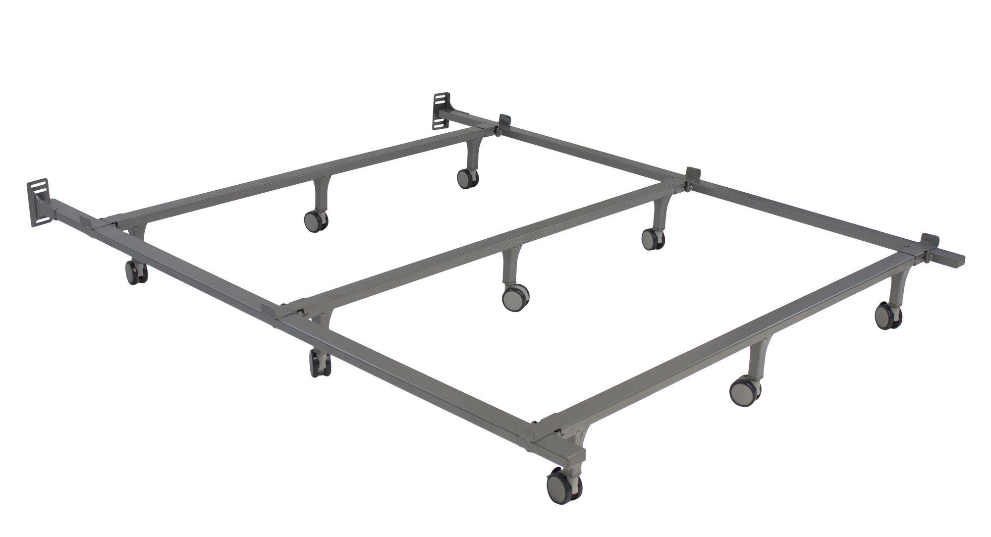 GreenHome123 9-Leg Metal Bed Frames with Heavy Duty Rug Roller Casters in Full Queen King California King GreenHome123 9-Leg Metal Bed Frames with Heavy Duty Rug Roller Casters in Full Queen King California King