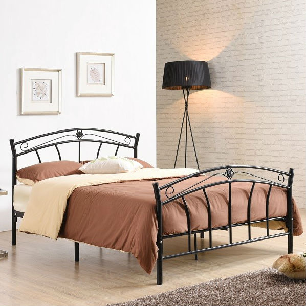 greenhome123 greenhome123 black metal bed frame with headboard and footboard in twin full queen 2 - Black Metal Bed Frame greenhome123 greenhome123 black metal bed frame with headboard and footboard in twin full queen 2 - Black Metal Bed Frame