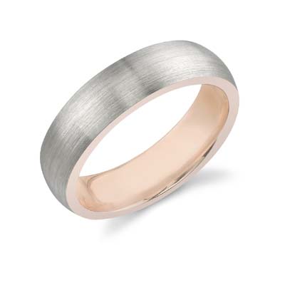 ... of Gold Mens 14K White Gold  Rose Gold Wedding Band at Sears