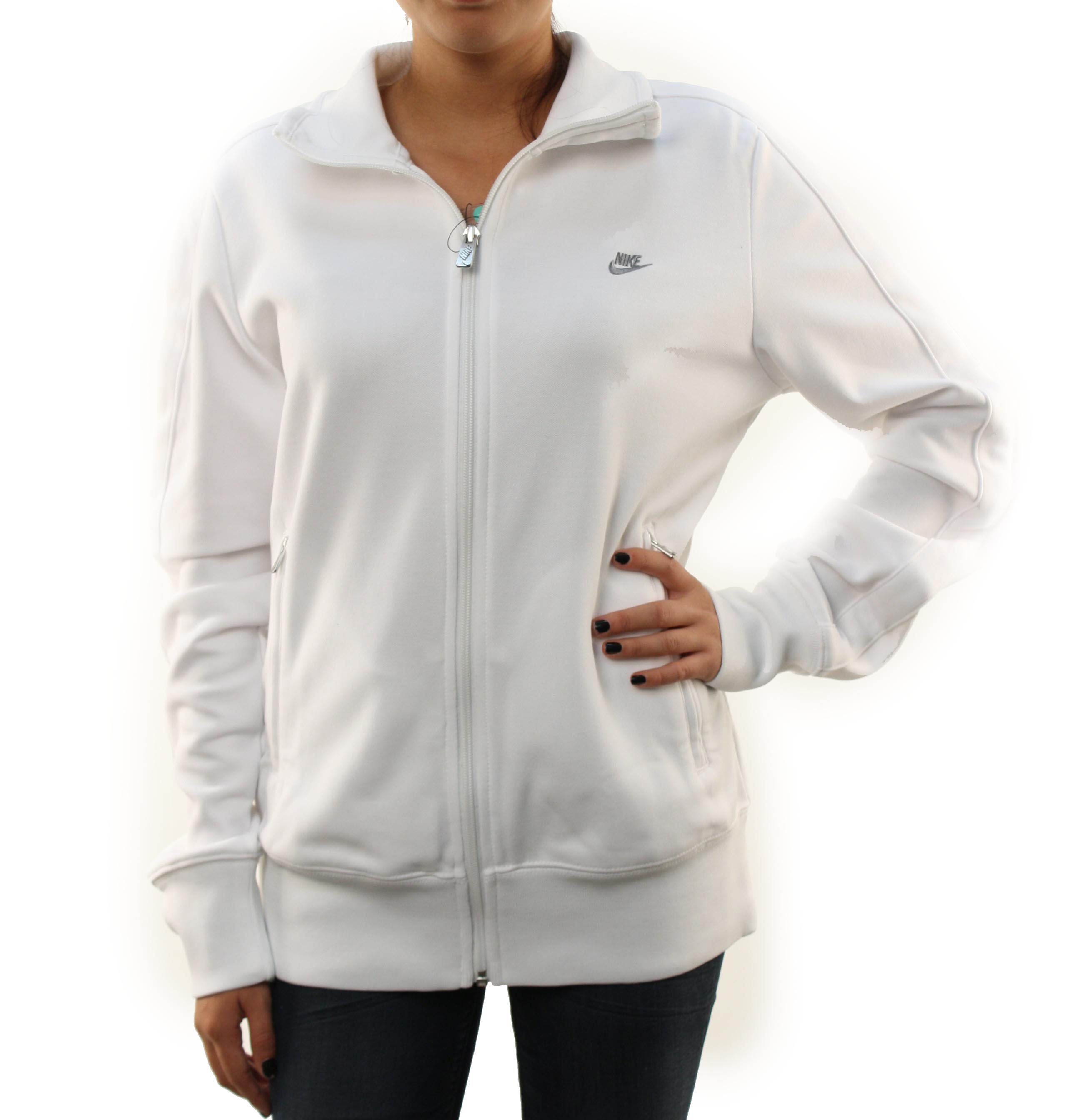 Nike Women's Warm Up Full Zip Soccer/Track Jacket White 370397-100 at Sears.com