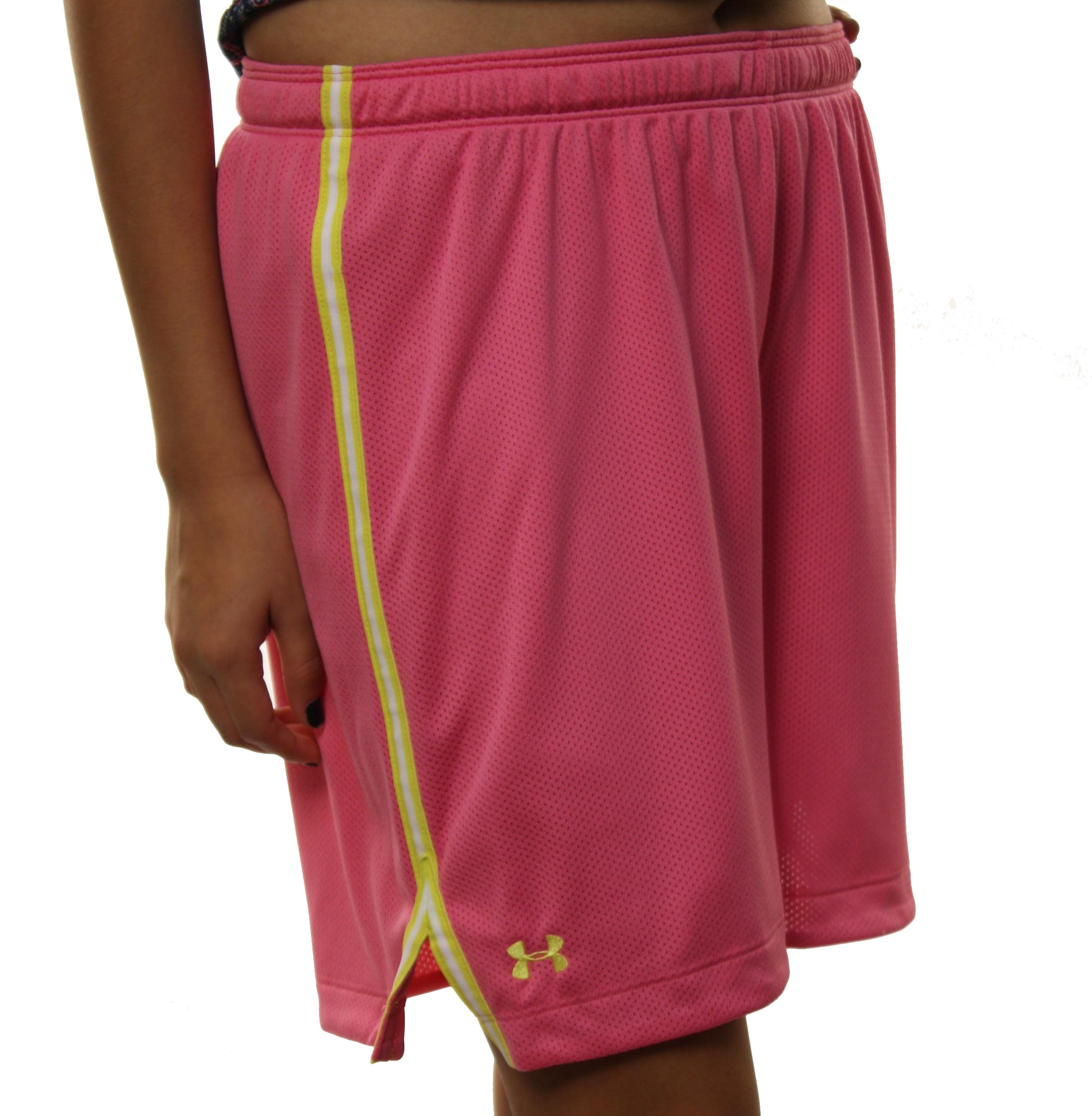 UNDER ARMOUR Women's Skill 6" Mesh Heatgear Shorts Pink 1207397-680 at Sears.com