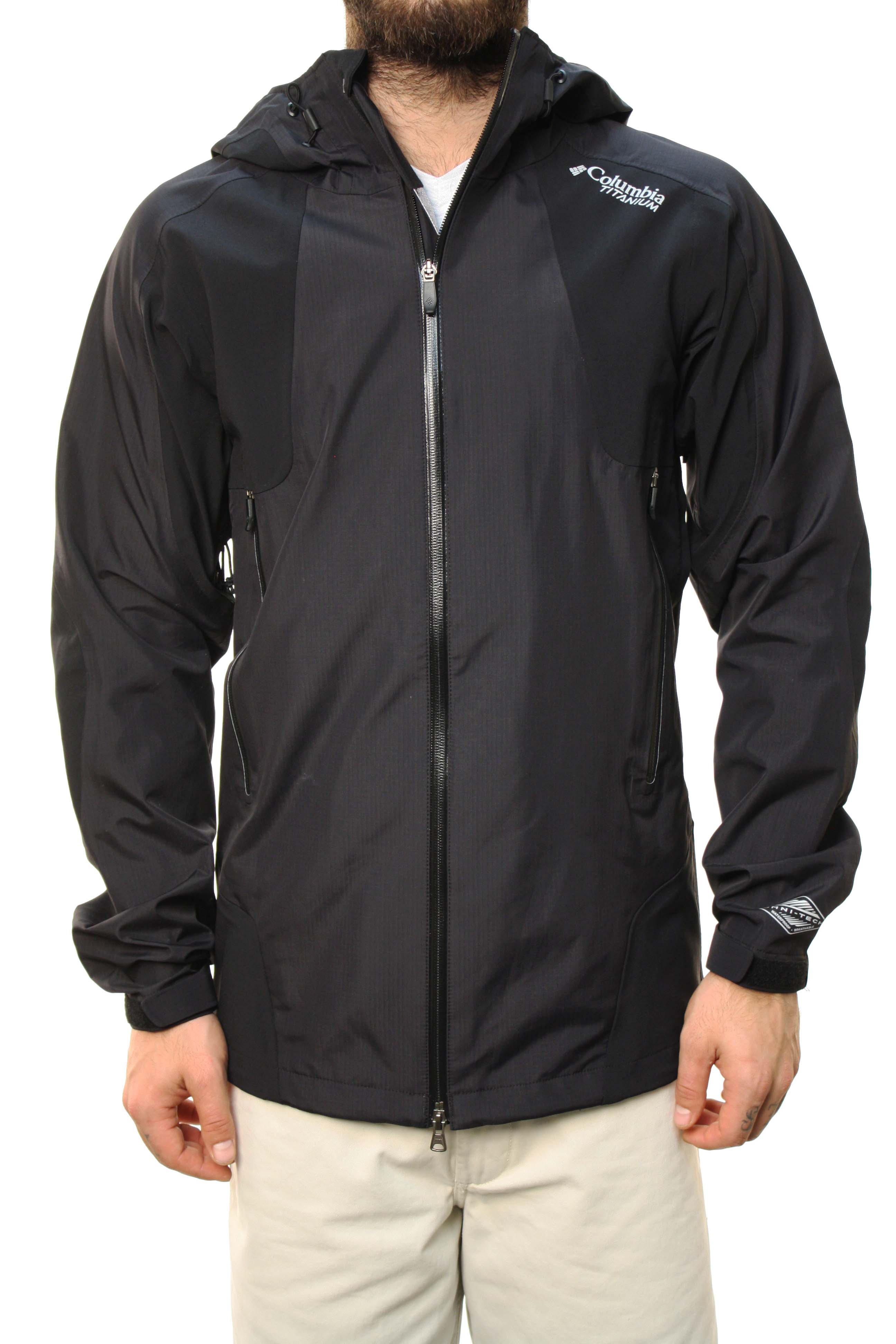 Columbia Men's Titanium Waterproof Hooded Omni-Tech/Omni-Heat Jacket Black at Sears.com