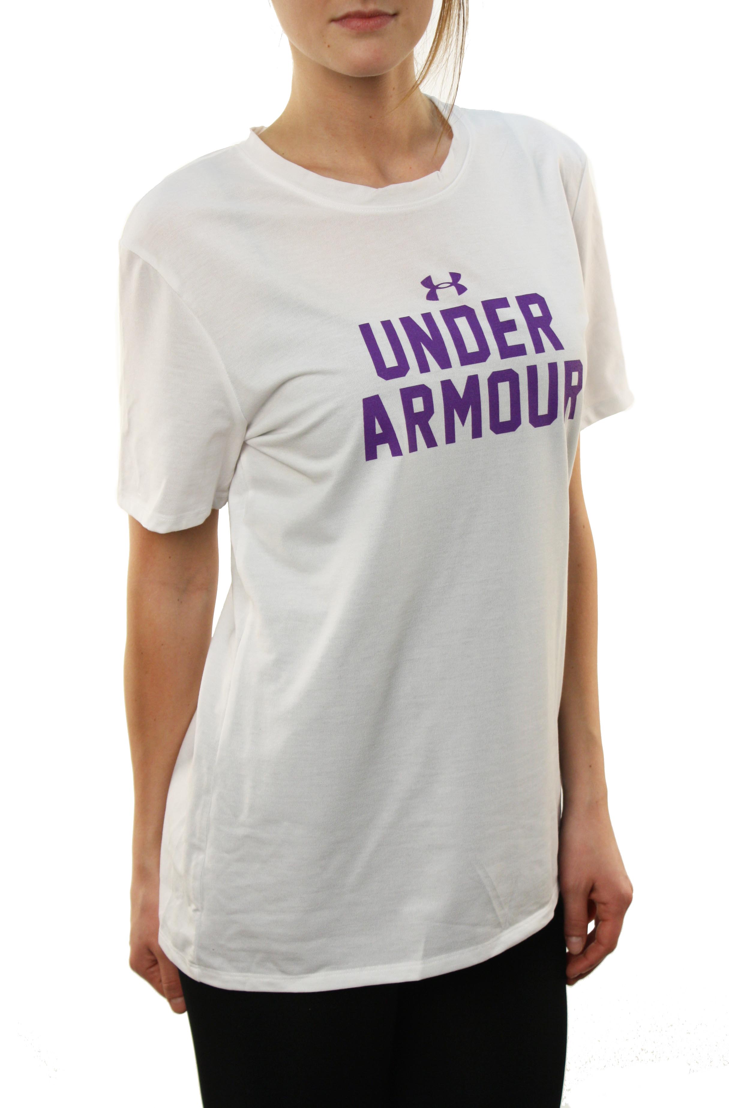 UNDER ARMOUR Women's Heat Gear Short Sleeve Running T-Shirt/ Tee White at Sears.com