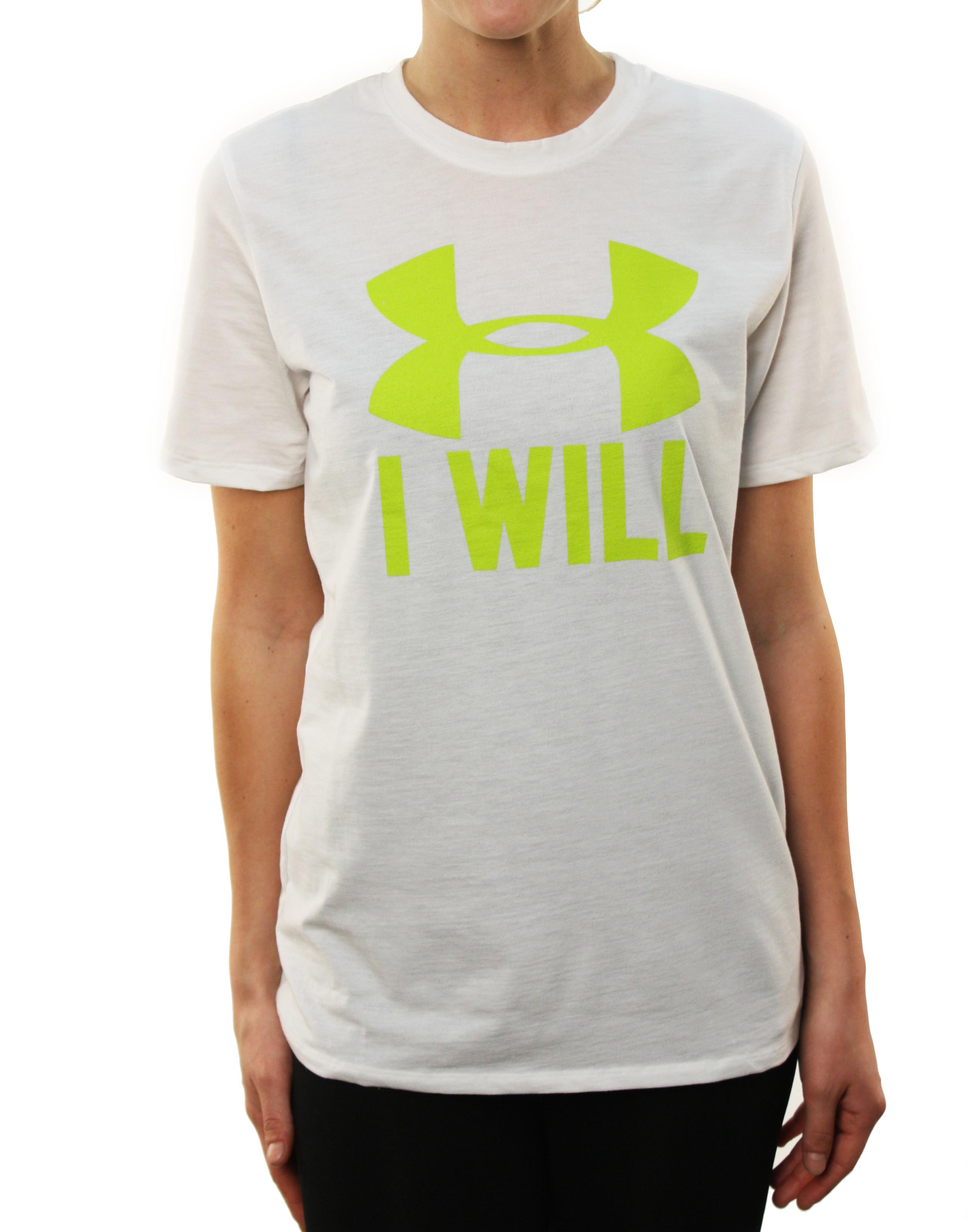 UNDER ARMOUR Women's Heat Gear Short Sleeve Running T-Shirt/ Tee White at Sears.com