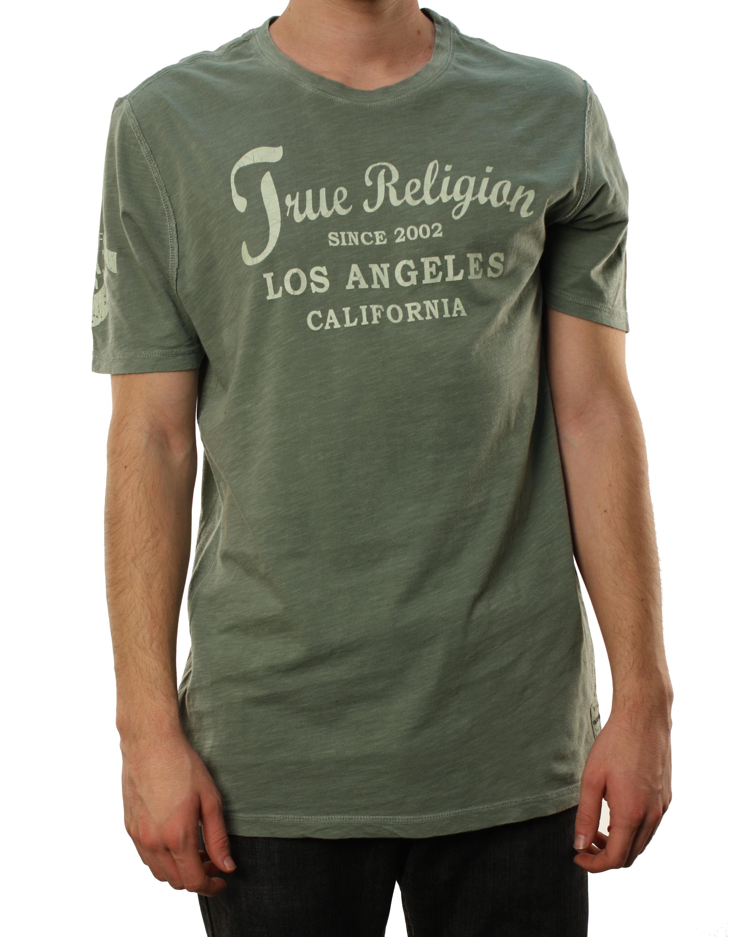 True Religion Men's " Calif" T-Shirt Green at Sears.com