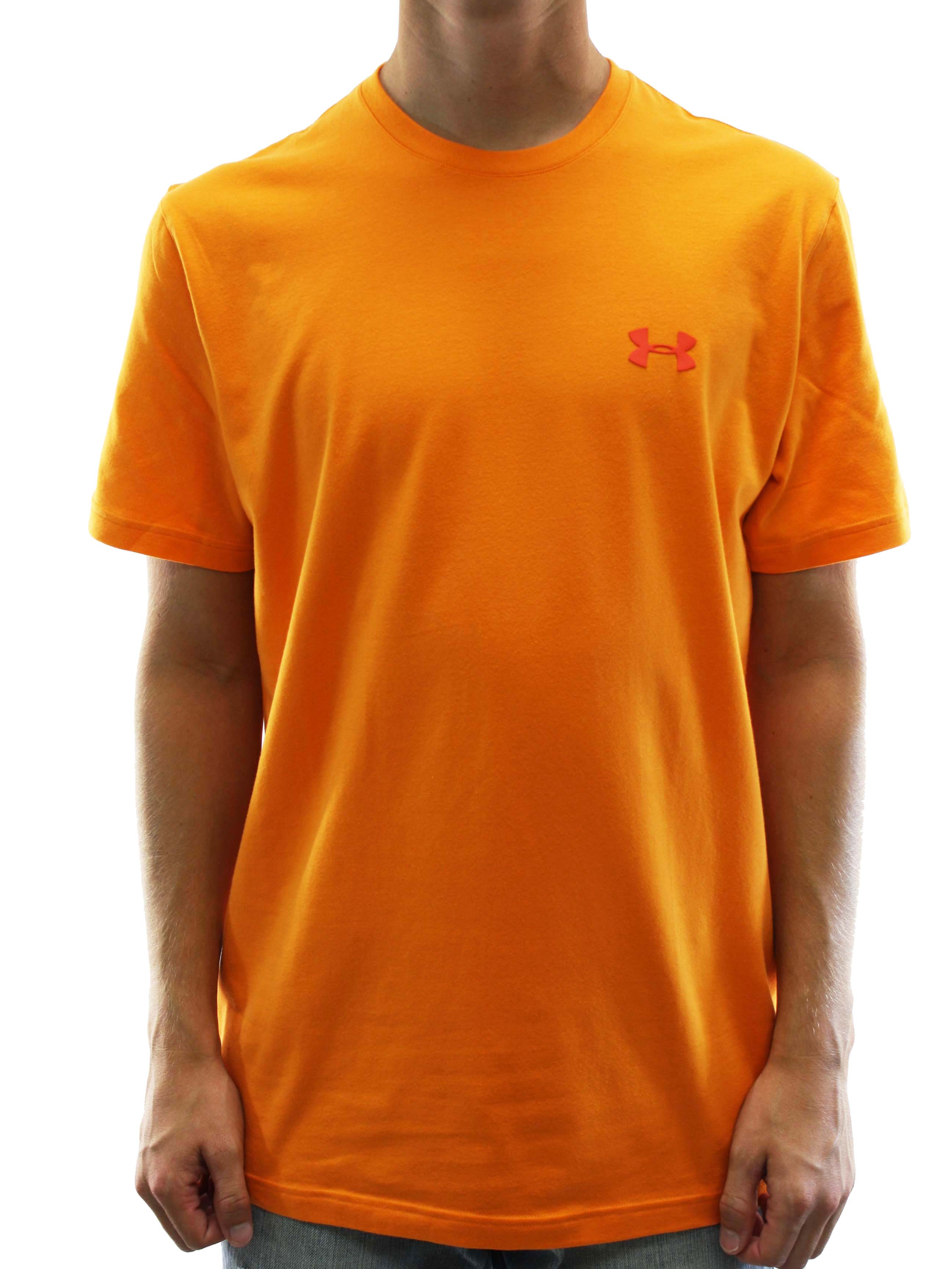 UNDER ARMOUR Men's "UA Loose Fit" Orange T-Shirt 1217194-807 at Sears.com